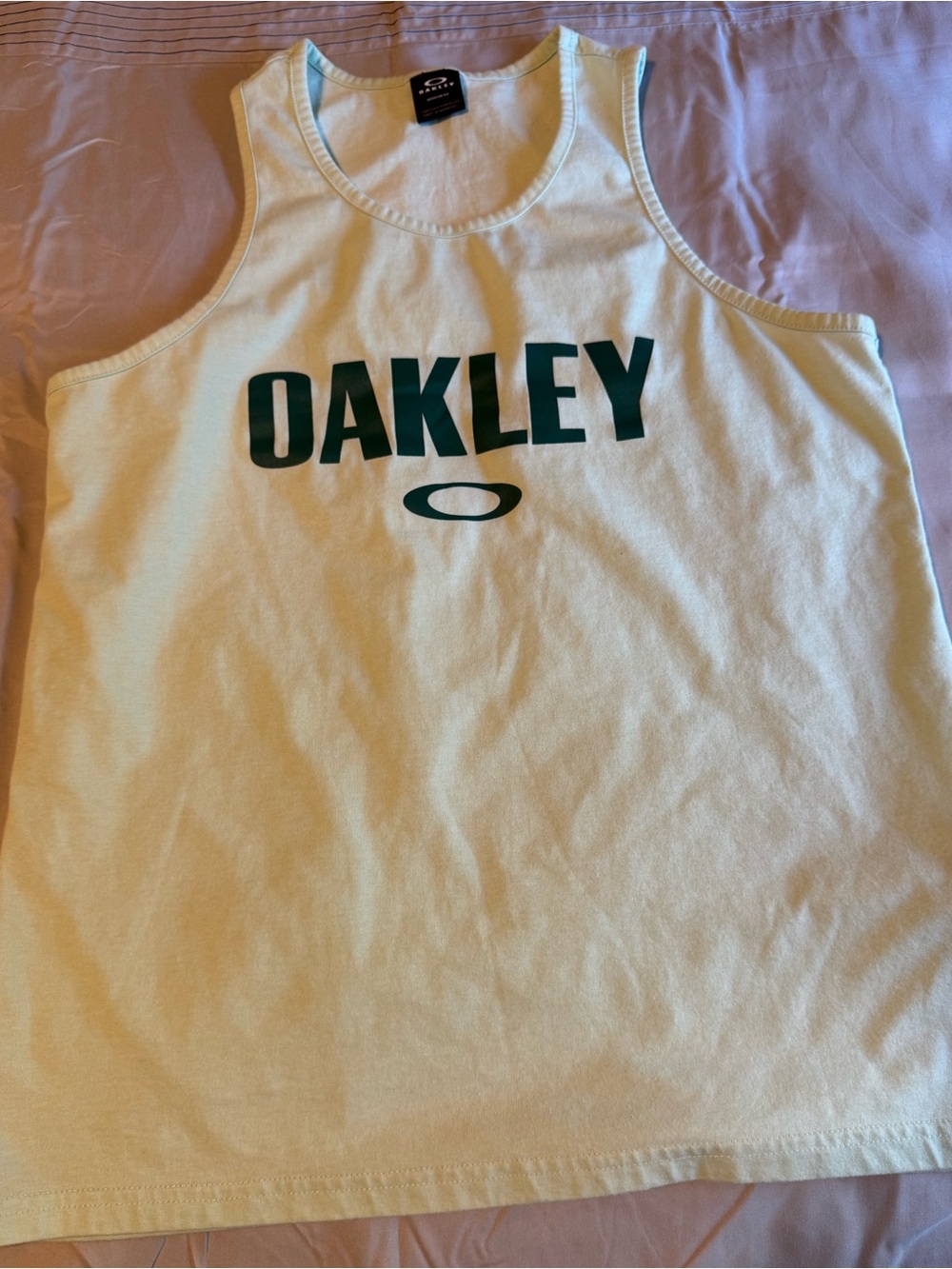 Oakley Green Tank Top with Dark Green Logo